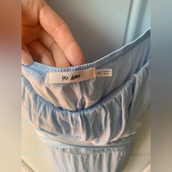 Francesca’s light blue mini dress size M - Picture 3 of 4